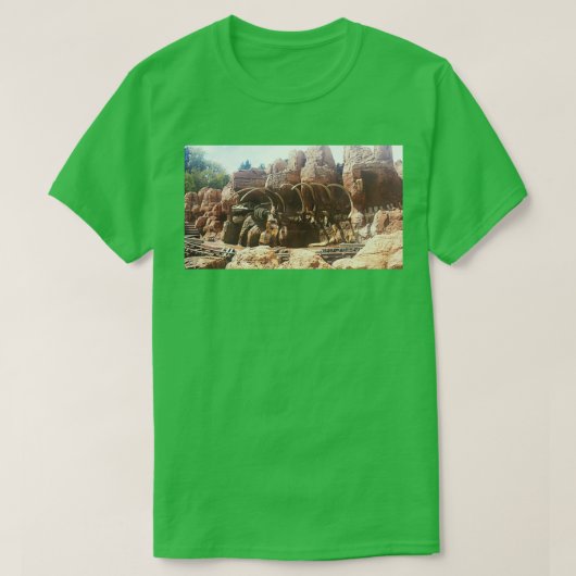 T-shirt dinosaure de montagne (Design devant)