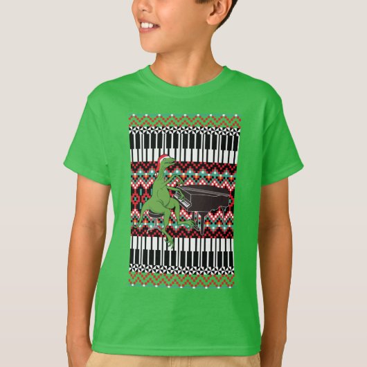 T-shirt Dinosaure de Noël (Devant)