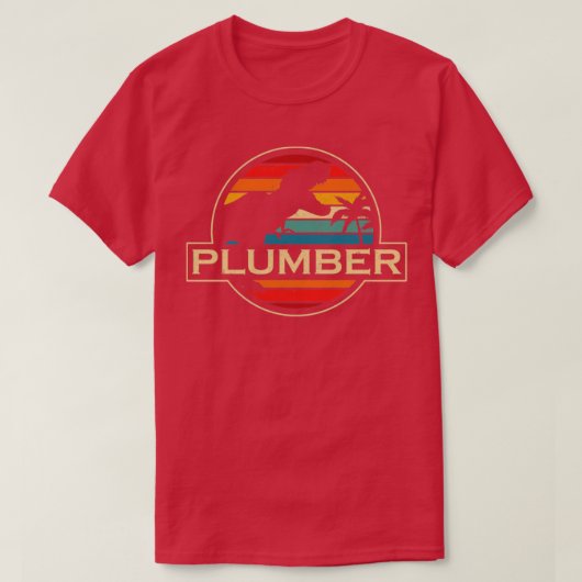 T-shirt Dinosaure de plomberie (Design devant)