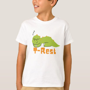 T-shirt Dinosaure de repos, Drôle T-Rex Dormir