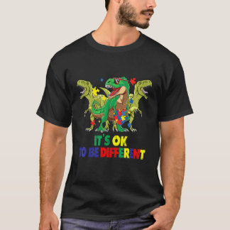 T-shirt Dinosaure de sensibilisation à l'autisme Enfants g