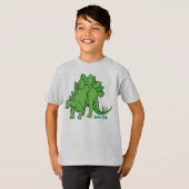 T-shirt Dinosaure de Stegosaurus (Devant entier)