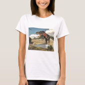T-shirt Dinosaure de Tarbosaurus - 3D rendent (Devant)