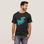 T-shirt Dinosaure de tir à l'arc (Devant entier)