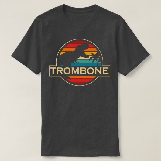 T-shirt Dinosaure de Trombone (Design devant)
