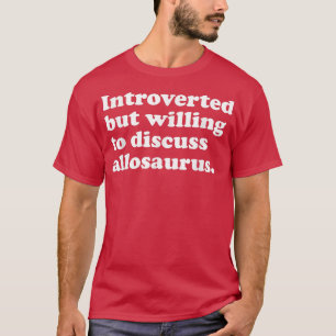 T-shirt Dinosaure Dinosaur Allosaurus Hommes Femmes ou Enf