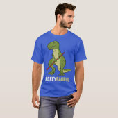 T-shirt Dinosaure Dinosaure Dinosaure Hockeysaurus (Devant entier)