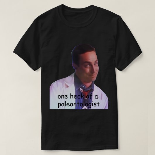 T-shirt dinosaure dr seeker paleontologist preshow Sticker (Design devant)