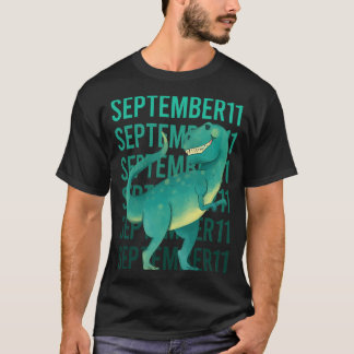 T-shirt Dinosaure drôle - 11 septembre 11