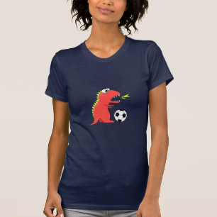 T-shirt Dinosaure drôle de bande dessinée jouant des