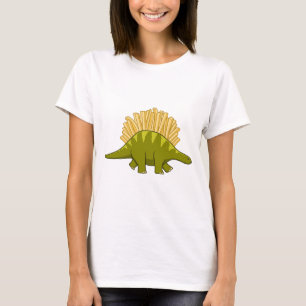 T-shirt Dinosaure drôle de frites françaises
