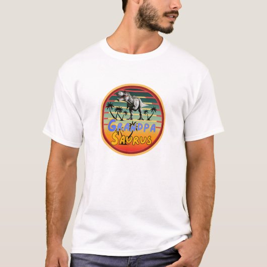 T-shirt Dinosaure Drôle Tee pour Grandpas-Grandpasaurus Co (Devant)