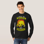T-shirt Dinosaure Du Crétacé Période Cute Dinos (Devant entier)