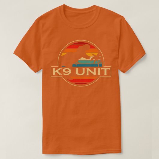 T-shirt Dinosaure d'unité K9 (Design devant)