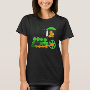 T-shirt Dinosaure En Train St Patrick S Day Train Irish Sh