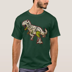 T-shirt Dinosaure Enveloppé Dans Des Pandages Comme Un Cos