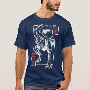 T-shirt Dinosaure esthétique japonais Style japonais TRe