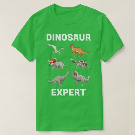 T-shirt Dinosaure Expert III (Design devant)