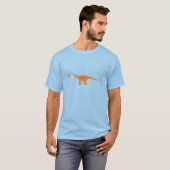 T-shirt dinosaure fossile / fossile (Devant entier)