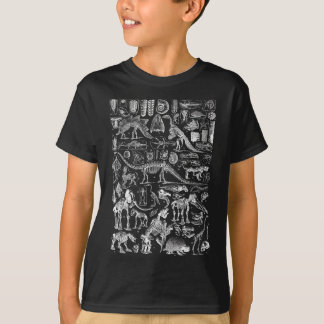 T-shirt Dinosaure Fossiles T-Rex Paléontologie Science arc