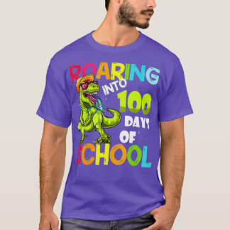 T-shirt Dinosaure Gravement Dans 100 Jours De Vêtements Sc