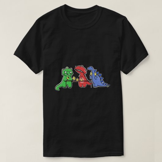 T-shirt Dinosaure Handbell (Design devant)