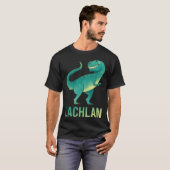 T-shirt Dinosaure heureux - Lachlan Nom (Devant entier)