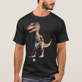 T-shirt dinosaure jeu golf dinosaure golf (Devant)