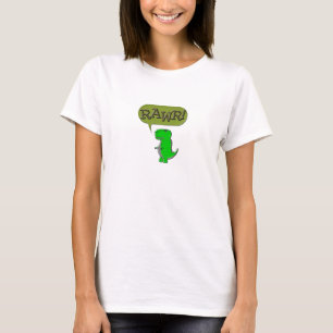T-shirt Dinosaure Jouet Mignonne Et En Colère