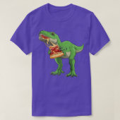 T-shirt Dinosaure Manger Pizza TRex Pizza Amateurs Pizzasa (Design devant)
