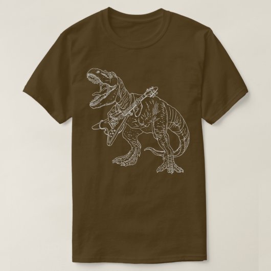 T-shirt Dinosaure métallique lourd style graphique pour ta (Design devant)