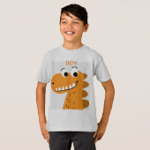 T-shirt dinosaure mignon (Devant entier)
