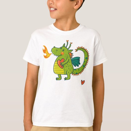 T-shirt Dinosaure mignon de bébé (Devant)