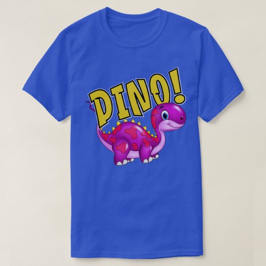 T-shirt Dinosaure mou Dino mignon (Design devant)