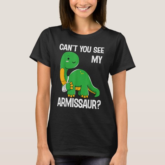 T-shirt Dinosaure ne vois pas mes os cassés (Devant)