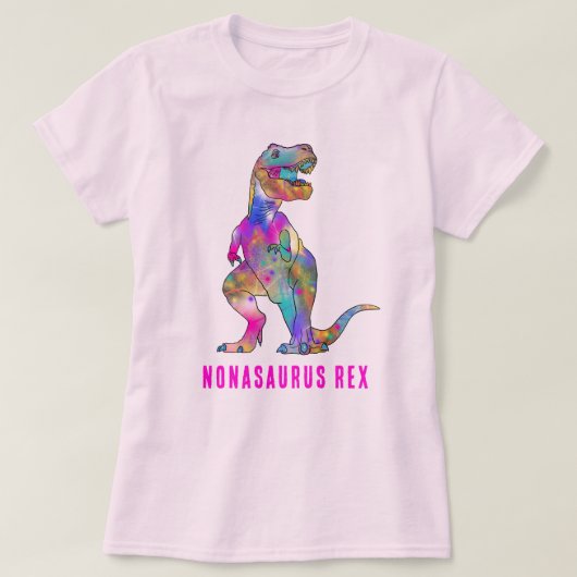 T-shirt Dinosaure nonasaurus grand-mère (Design devant)