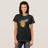 T-shirt Dinosaure Ombre T Rex De Poulet Hen Lover Cute Chi (Devant entier)