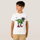 T-shirt Dinosaure Paint Splatter (Devant entier)