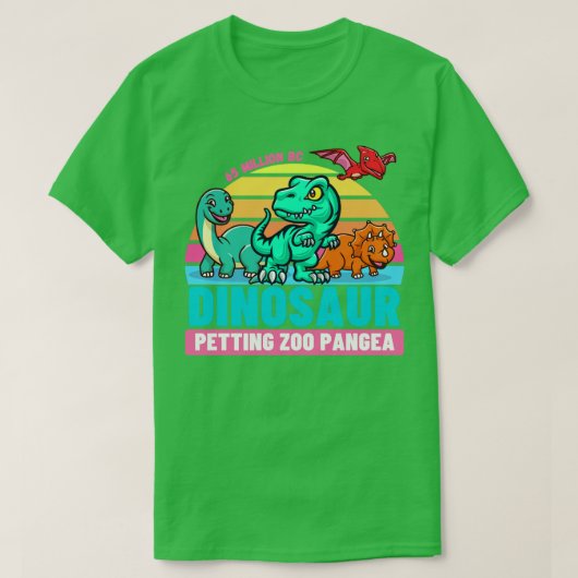 T-shirt Dinosaure Papping ZOO 65 Mio (Design devant)