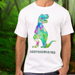 T-shirt Dinosaure Party Papa Daddysaurus Rex