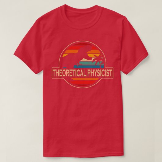 T-shirt Dinosaure physicien théoricien (Design devant)