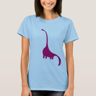 T-shirt Dinosaure pourpre