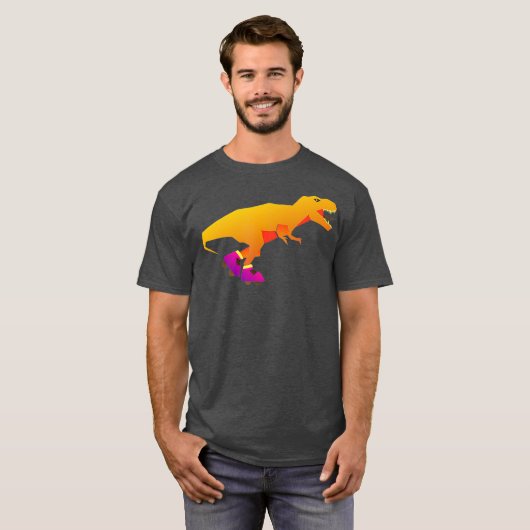 T-shirt Dinosaure Roller-Patins Inline Patins Drôle T-Rex (Devant entier)