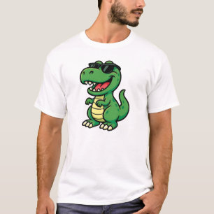T-shirt Dinosaure Safari avec Shades Cool