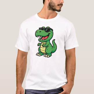 T-shirt Dinosaure Safari avec Shades Cool