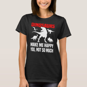 T-shirt Dinosaure Sarcastique Rex Dinosaures Paléontologue