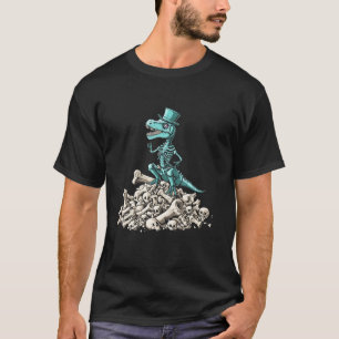 T-shirt Dinosaure Squelette Chasseur de fossiles Paléontol