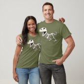 T-shirt Dinosaure Squelette Paléontologue (Unisexe)