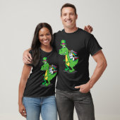 T-shirt Dinosaure St Pat Rex heureux (Unisexe)