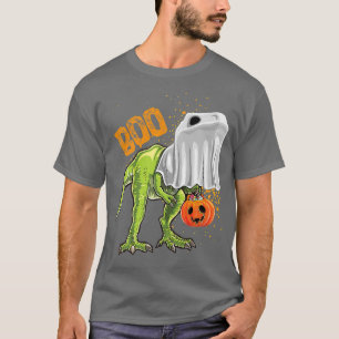 T-shirt Dinosaure T rex Funny Boo Halloween Boys Men